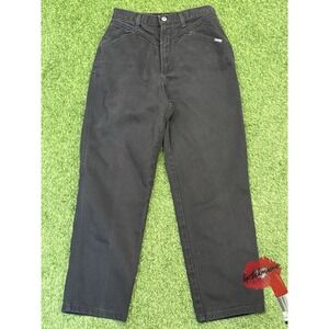 Vintage Rocky Mountain Rockies Jeans Womens 13/14 Black Western Bareback Denim